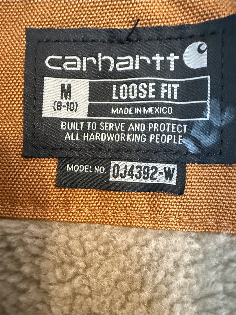 Carhartt Caramel Brown Hooded Work Jacket - Women’s - Picture 2 of 7